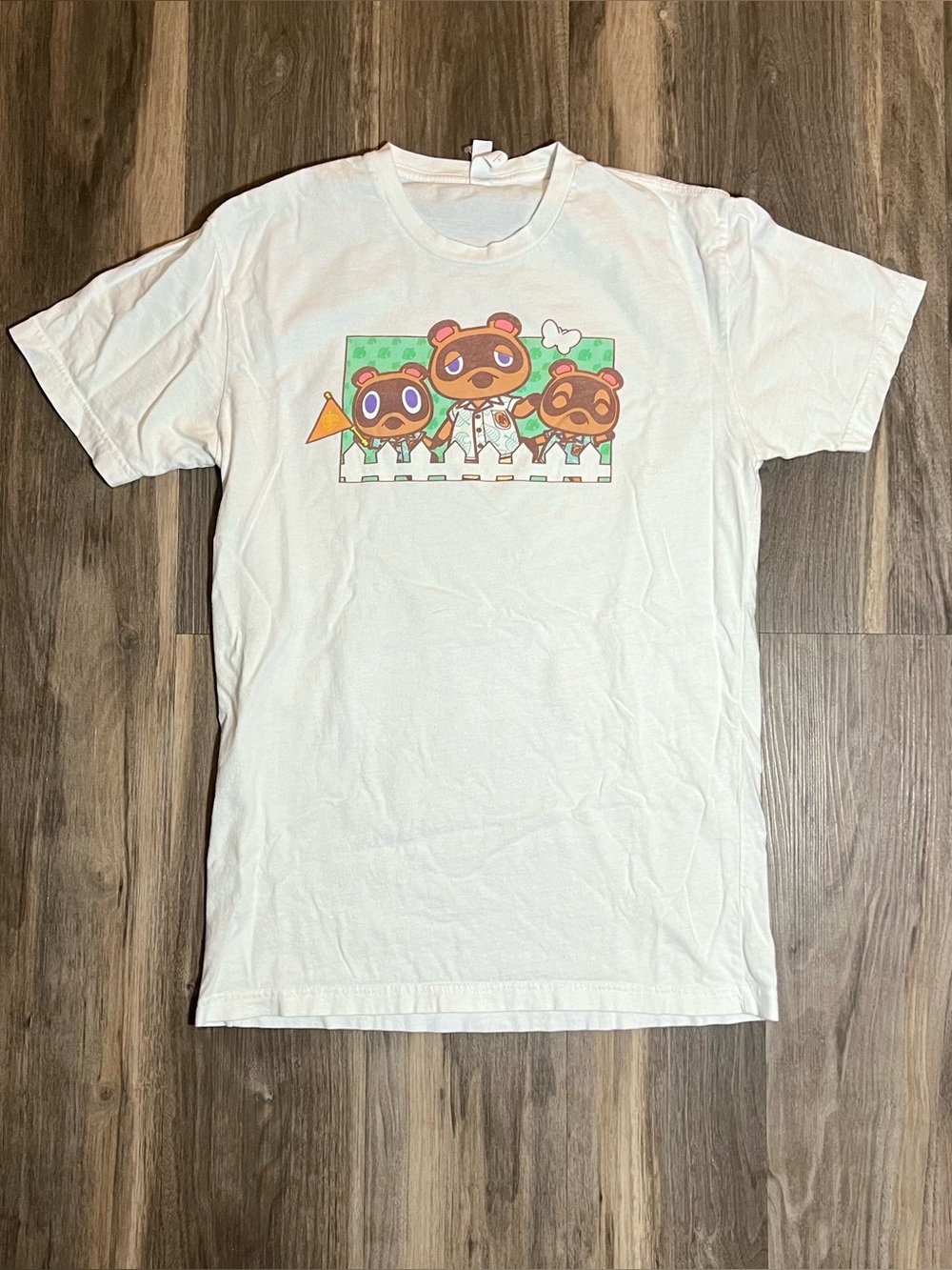Animal Crossing Tom Nook And Nooklings Classic Graphic Print T-shirt Size S